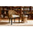 Natural Rattan Upholstered Wood Frame Accent Chair