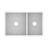 NativeStone® Concrete 33" L x 21" W Double Basin Farmhouse/Apron Kitchen Sink-17150750