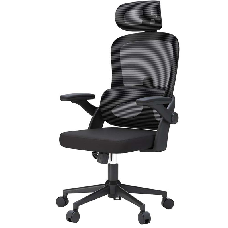 Ergonomic  Game Chairs, High Back Home Desk Chair With 3D Armrests, Computer Chair With Adjustable 2D Headrest, Tilt Function Black
