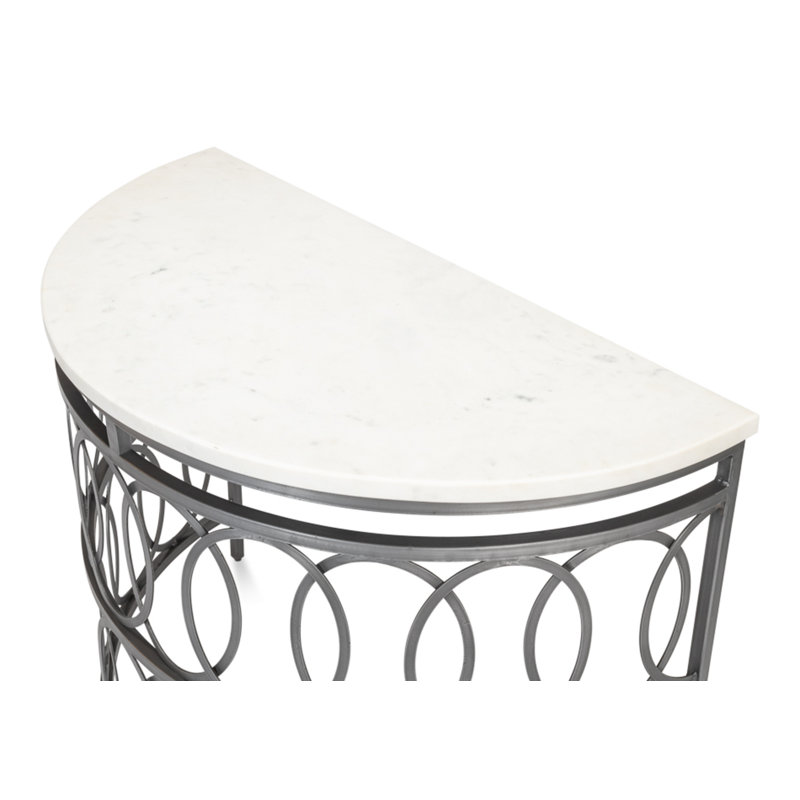 Olympia 41'' W Marble Console Table