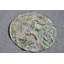 Authentique tapis rond turc Oushak avec motifs floraux pour le salon ou le salon