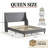 Melaya Wingback Upholstered Platform Bed Frame-640475836-640475827