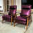 Metallic Fuchsia Orchid Magenta Leather est en rupture de stock