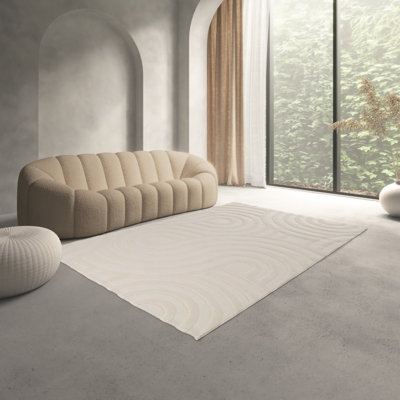 Deedra Geometric Shapes Area Rug