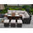 Talyn Wicker 9 - Person Modular Patio Conversation Set with Cushions
