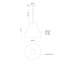 Luminaire suspendu conique à 1 lumière Cradle-64125897-64113607
