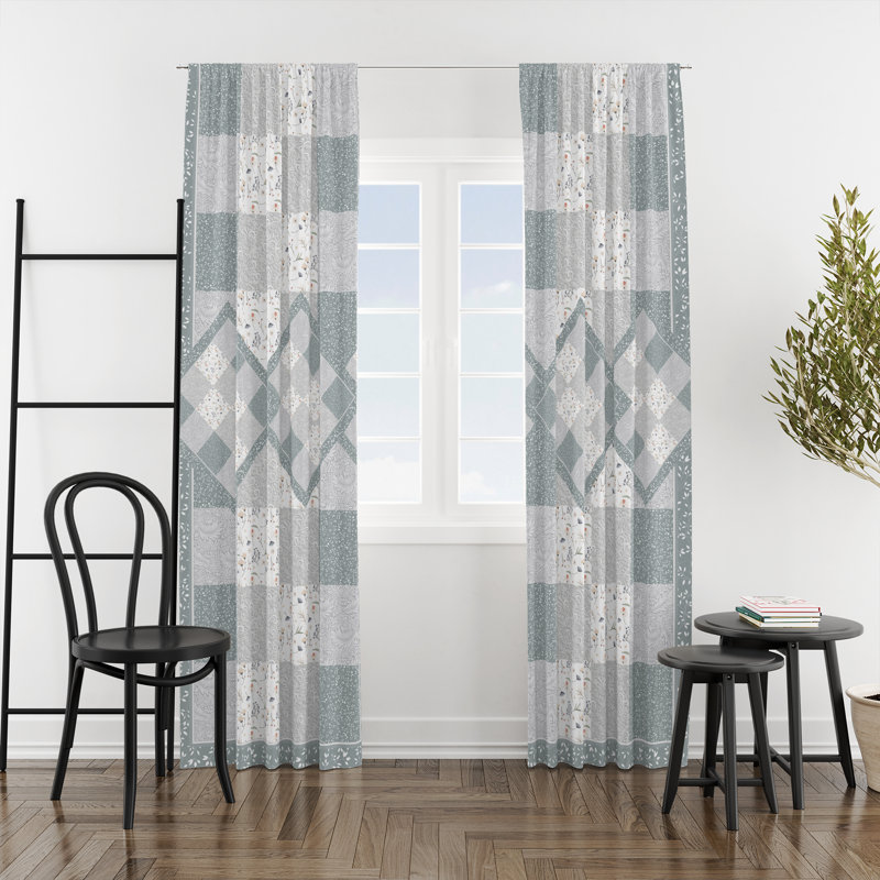 Semi Sheer Curtain Pair, 20" W x 52" L