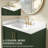 36" Solid Surface Backsplash In White