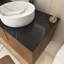 60" Wall Mounted Double Sinks Bathroom Vanity With Sintered Stone Top