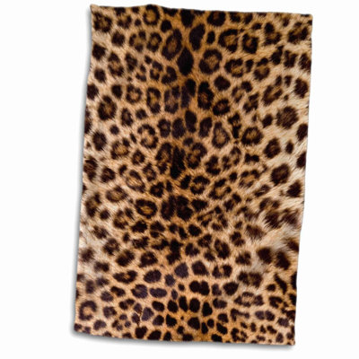 Leopard Luxe Hand Towel - 15x22 Flag Print