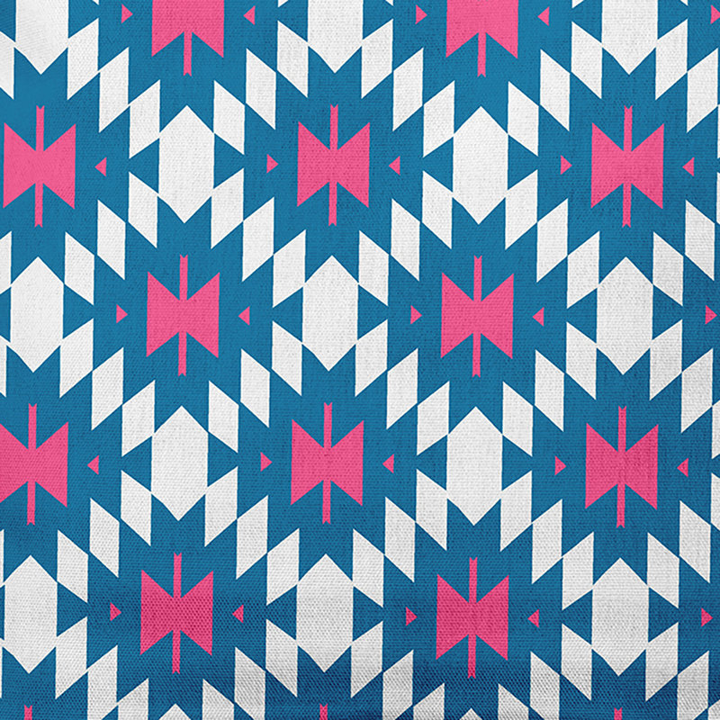 Housse de coussin d'extérieur carré et insert, Bleu, 20 po x 20 po