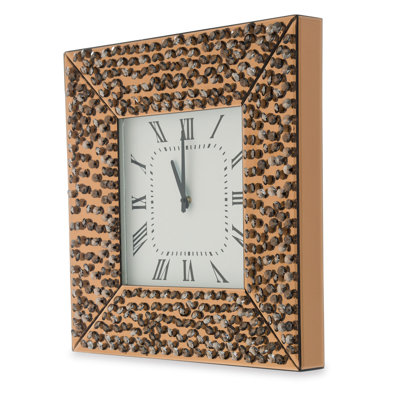 Amber Dusk Wall Clock