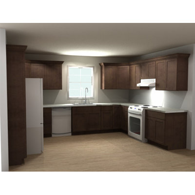 Dwelling Rosemont U-Shape Pre-Assembled Kitchen Cabinet