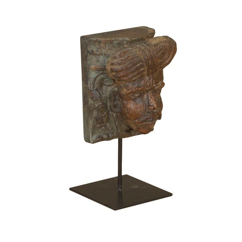 Korianne Tribesman Head on Iron Stand