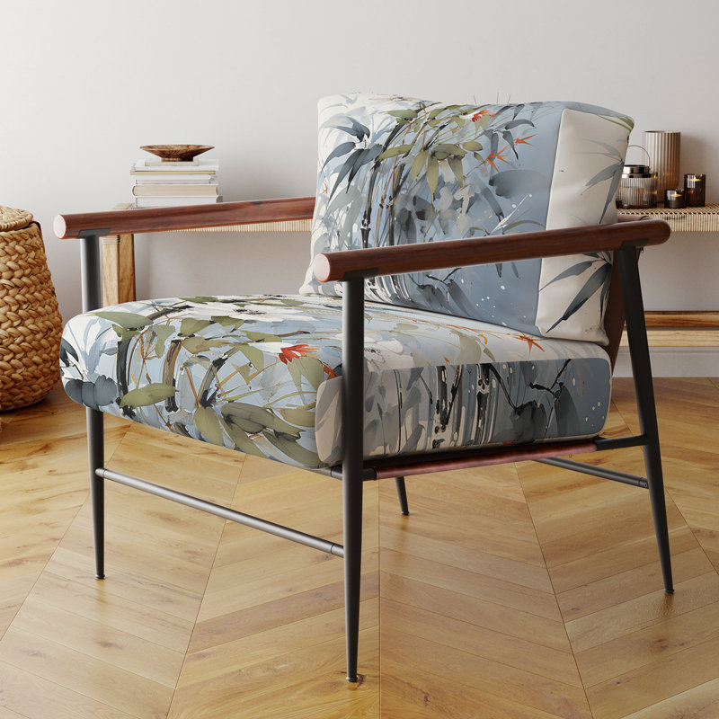 Fauteuil d'appoint Curtisville - Apple Blossom, Noir, noir, noir, noir