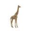 Figurine girafe Norie, sculpture texturée cuivre polyrésine 16 pouces