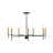 Hux 7-Light Exposed Candle Bulb Chandelier Pendant