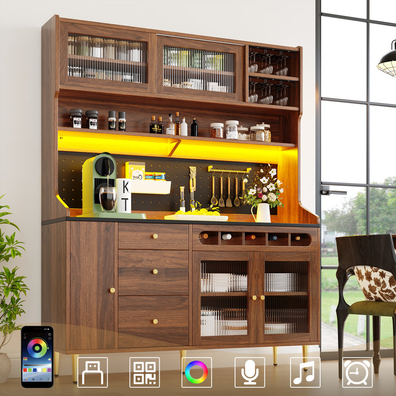171cm Kitchen Pantry, Natural