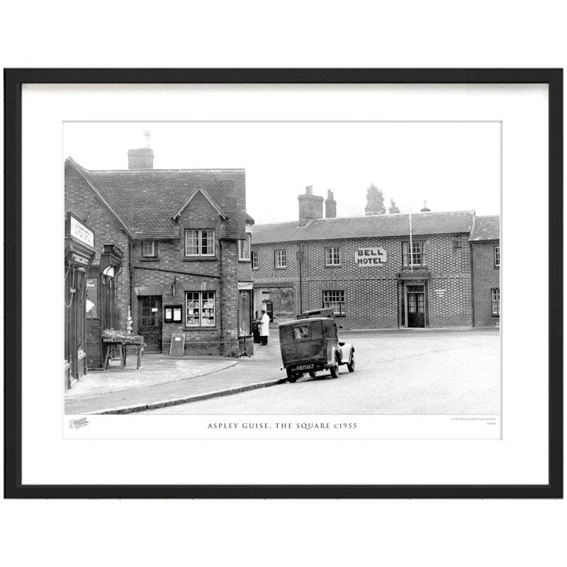 Aspley Guise, The Square C1955 - Single Picture Frame Print, 45cm H X 60cm W x 2cm D