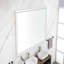 Miroir de salle de bain 84 po x 48 po à DEL avec avant et rétroéclairage, miroir de meuble-lavabo mural avec cadre en aluminium, antibuée, mémoire, 3 couleurs, gradation continue-130940252-130940254-130940260