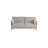 Lagom Scandinavian 75" Modern Stain And Abrasion Resistant Performance Fabric Slim Arm Queen Size Pull Out Slim Arm Sleeper Sofa Bed