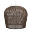 Luminaire suspendu tulipe en rotin