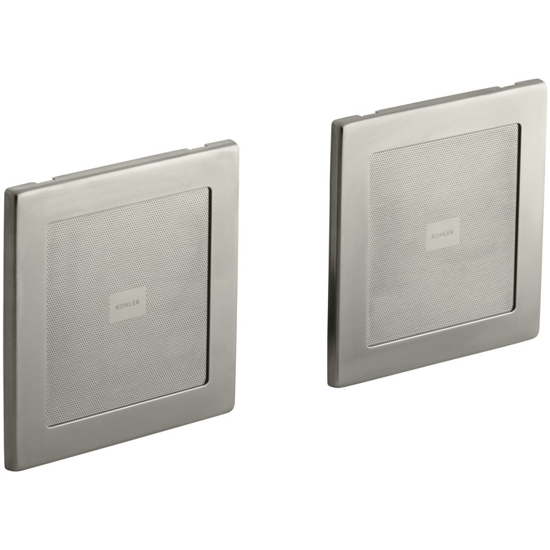 SoundTile® Speakers (Pair Of Speakers), Vibrant Brushed Nickel