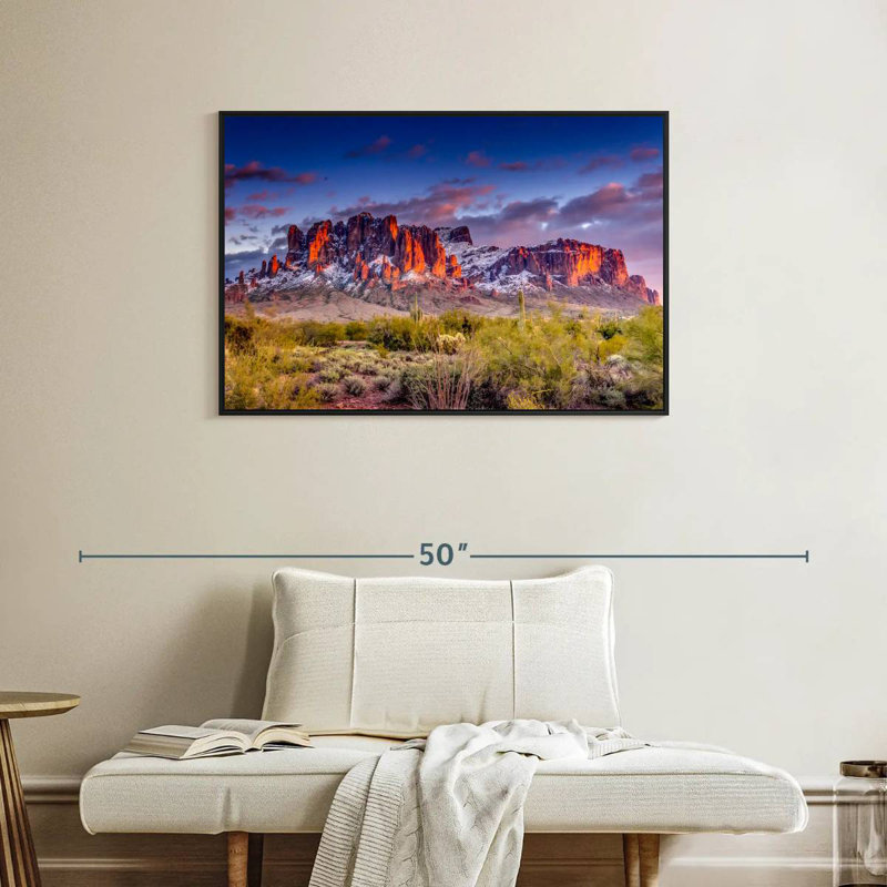 Alvord, Arizona Superstition Mountains, H 25 po x l 37 po