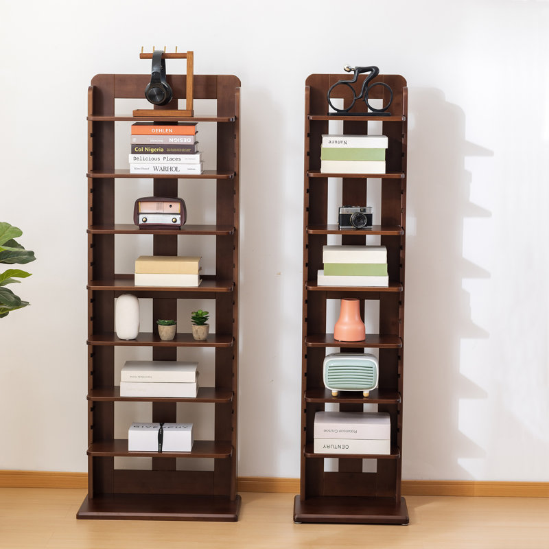 Swetha Bookshelf Storage Display Rack Bookcase Adjustable Shelf, (4 Shelves) 49.8" H x 21.9" W x 11.4" D