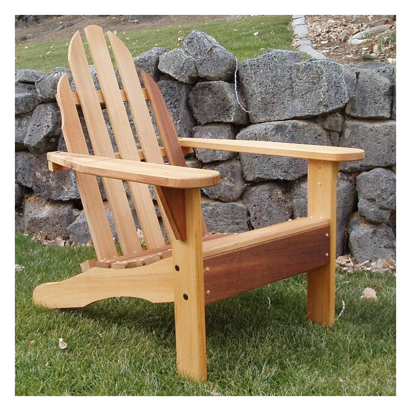 Idaho Outdoor Adirondack Chair, Cedar Stain