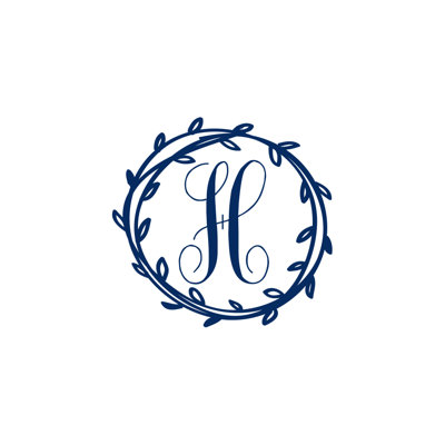 Décalcomanie murale monogramme initial Klar