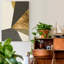 «Gold and Gray Exploration IX», reproduction d'art sur toile-1759629997