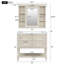 Ensemble de rangement pour meuble-lavabo moderne 36 po avec armoire à pharmacie 36 po  -1945813034