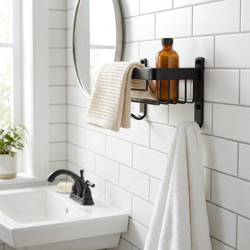 Aluminum Bathroom Shelves