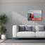 «Red Boat Rhythm» par Beth Forst, estampe numérique sur toile-1400224458