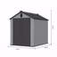 Remise de rangement en plastique pour jardin