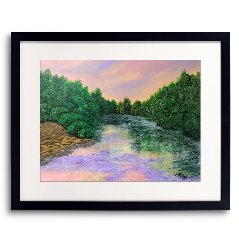 Path To Clarity 001 Print by Alicia Lopez