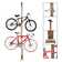 Rad Sportz Bike Rack - Adjustable Hanger for Storing or Displaying Bicycles - Floor to Ceiling Mount