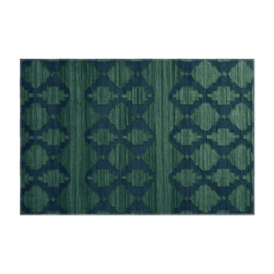Trellis Gray Indoor and Outdoor Area Rug