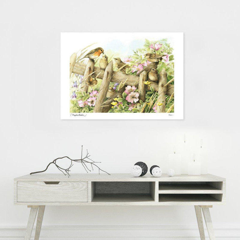 «Baby Birds in Spring», reproduction