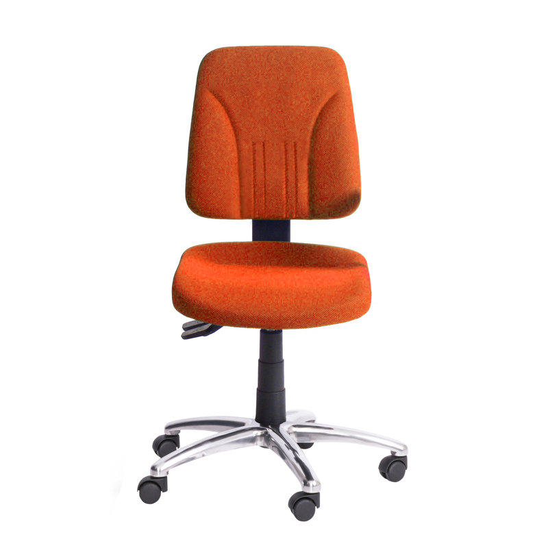 Office Chair, No armrests, Orange