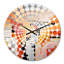 Horloge murale abstraite Canyon Desert Storm I - Canyon-101235187