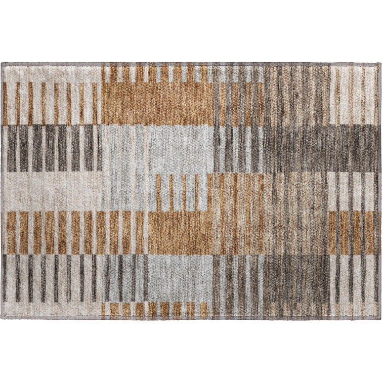 Premium Machine Washable Prisco Paprika Rug