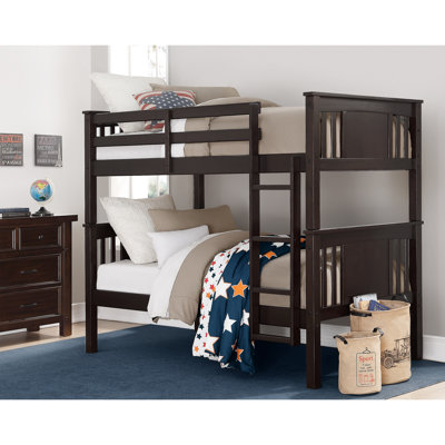 Alimi Kids Twin Over Twin Bunk Bed