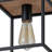 Industrial 1-Light Square Cage Pendant