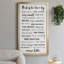 Rules to Live By - Art textuel sur toile encadré-692085564-692085565