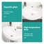 Lavabo de salle de bain Modern en céramique, 16 po x 11 po, fixation murale, blanc, finition blanche
