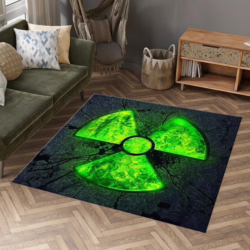 Stylish Non Woven Soft Printed Rug with a Sophisticated Palette of Warm Earth Tones and Intricate Geometric Pattern Ideal for Enhancing the Aesthetic Appeal of Your Living Room or Bedroom Decor