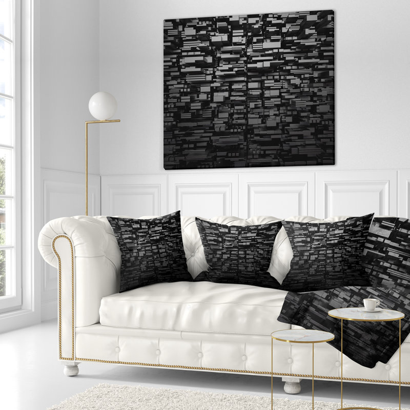 Abstract Throw Pillow, 16" x 16", Throw Pillow