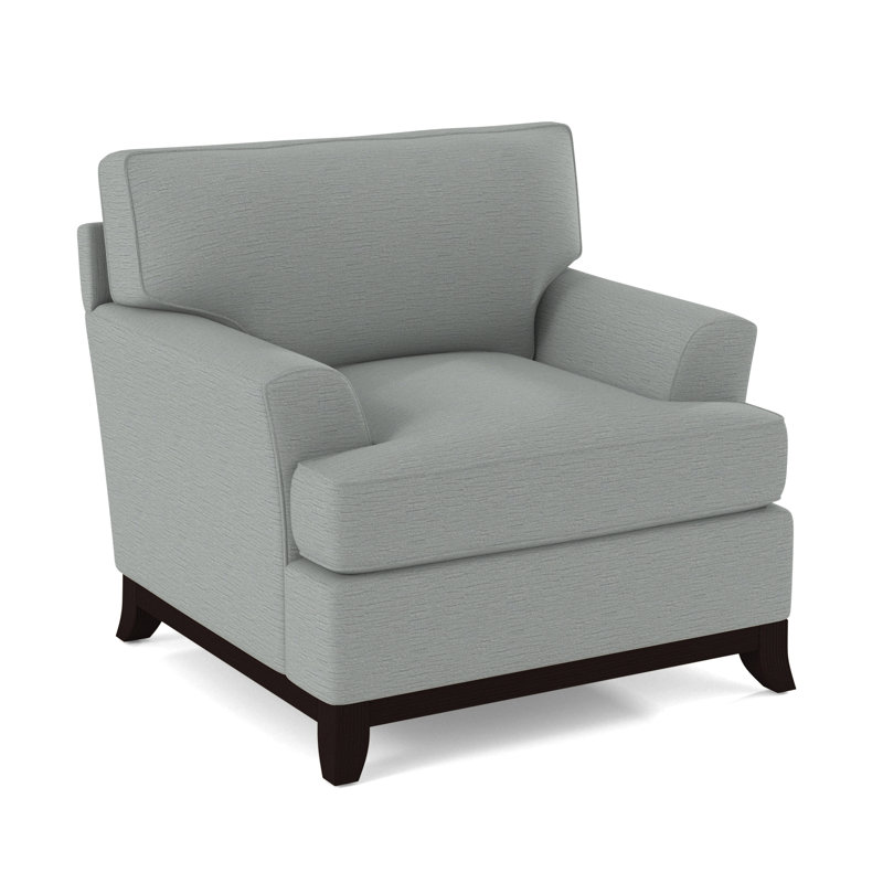 Fauteuil large Oaks Way, Bleu géométrique 0425-63, Java
